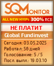 Кнопка Статуса для Хайпа Global Fundinvest