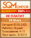 Кнопка Статуса для Инвест-Проекта FX Share
