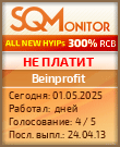 Кнопка Статуса для Инвест-Проекта Beinprofit
