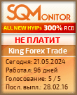 Кнопка Статуса для Хайпа King Forex Trade