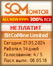 Кнопка Статуса для Хайпа BitCoMine Limited