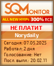 Кнопка Статуса для Инвест-Проекта Norydaily