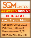 Кнопка Статуса для Хайпа Zioxo Crypto Mining