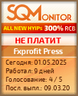 Кнопка Статуса для Инвест-Проекта Fxprofit Press