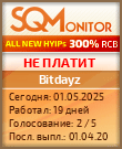 Кнопка Статуса для Инвест-Проекта Bitdayz