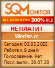 Кнопка Статуса для Инвест-Проекта Werise.cc