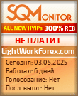 Кнопка Статуса для Хайпа LightWorkForex.com