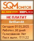 Кнопка Статуса для Инвест-Проекта BetBandit