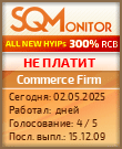 Кнопка Статуса для Инвест-Проекта Commerce Firm