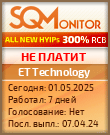 Кнопка Статуса для Инвест-Проекта ET Technology