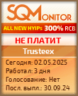 Кнопка Статуса для Инвест-Проекта Trusteex