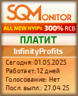 Кнопка Статуса для Инвест-Проекта InfinityProfits